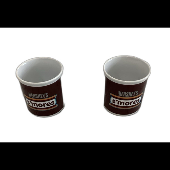 Set of 2 Hersheys S’mores Ceramic Mugs. Dishwasher / Microwave Safe. LNWOT - Picture 2 of 4